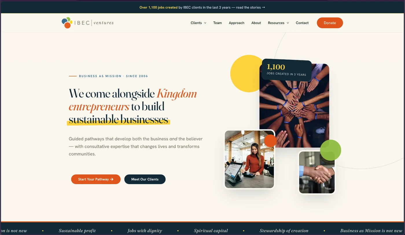 Nonprofit website by GelFuzion