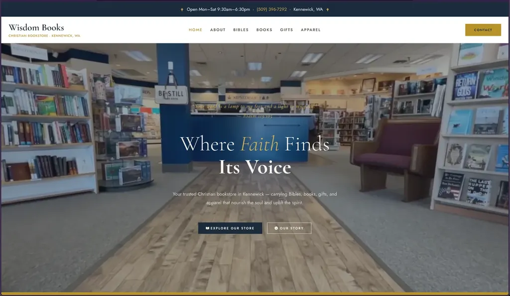 Retail website designed by GelFuzion