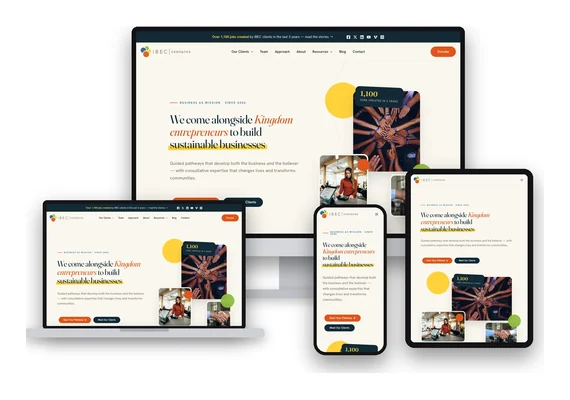 IBEC Ventures website by GelFuzion